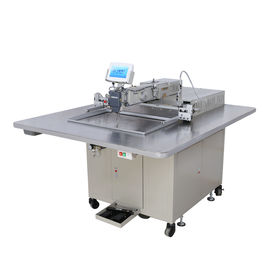 China Todos en una costura de alimentación del modelo de la máquina de coser del corte automático del velcro para el bolso proveedor