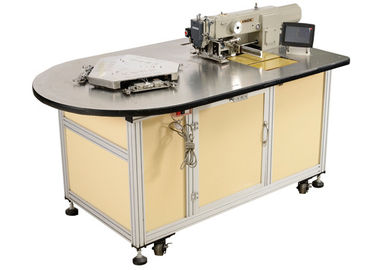 Máquina de coser de cuero industrial automática para las estaciones de trabajo del cuadro 3 de la vuelta de los bolsos de cuero proveedor